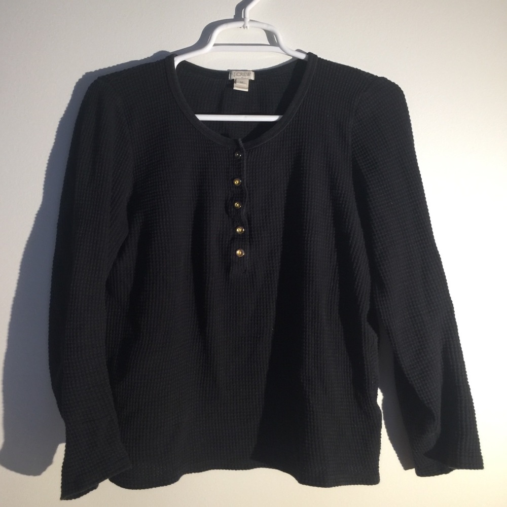 J. Crew waffle shirt